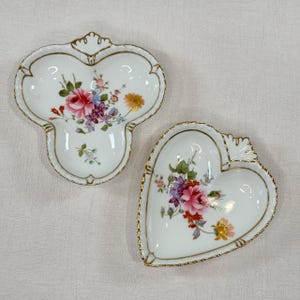 Royal Crown Derby Trinket Schotels Spade Club Derby Posies Paar