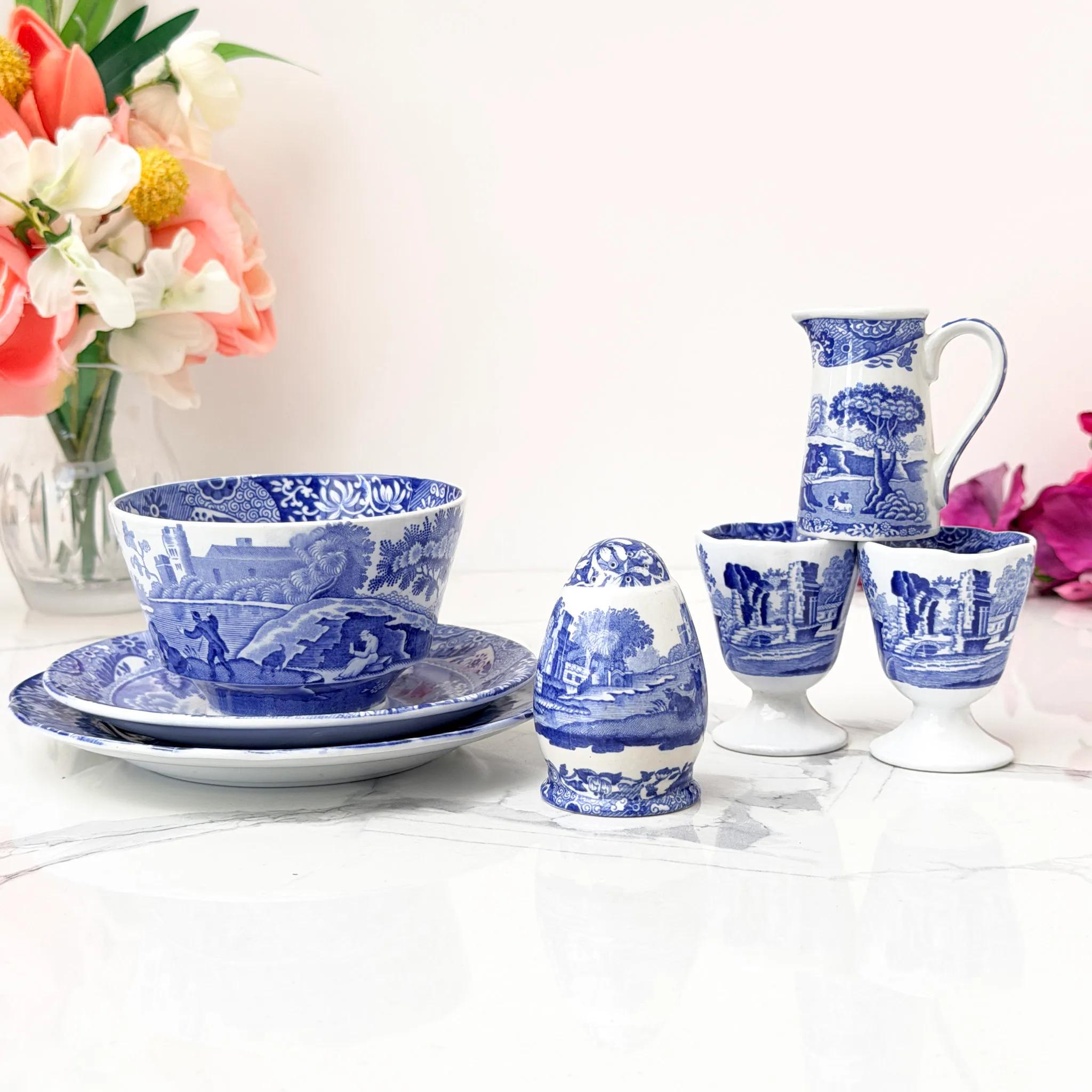 Spode blue tower - Etsy 日本