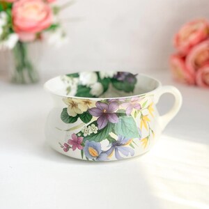 Vintage James Kent Staffordshire Floral Keramik Pflanzschale