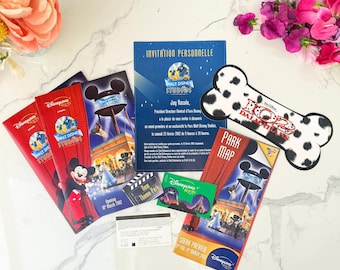 Paquete de entradas para el preestreno del parque Walt Disney Studios y 102 Dálmatas (edición limitada de la década de 2000)