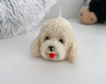 Poodle Candle, Pet Gift,Unique Candle, Cute Candle,Unique Gift, Cool Candle