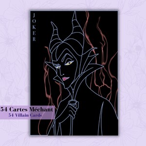 Cartes à Jouer - Méchants célèbres - Numérique et planches d'impression