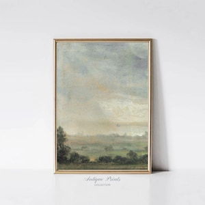 フランスの田舎風プリント2枚セット、風景画ウォールアート、ジクレー郵送アートプリント、ファームハウス風ヴィンテージプリント、キャンバス絵画、コテージ風ウォールアート 画像 9