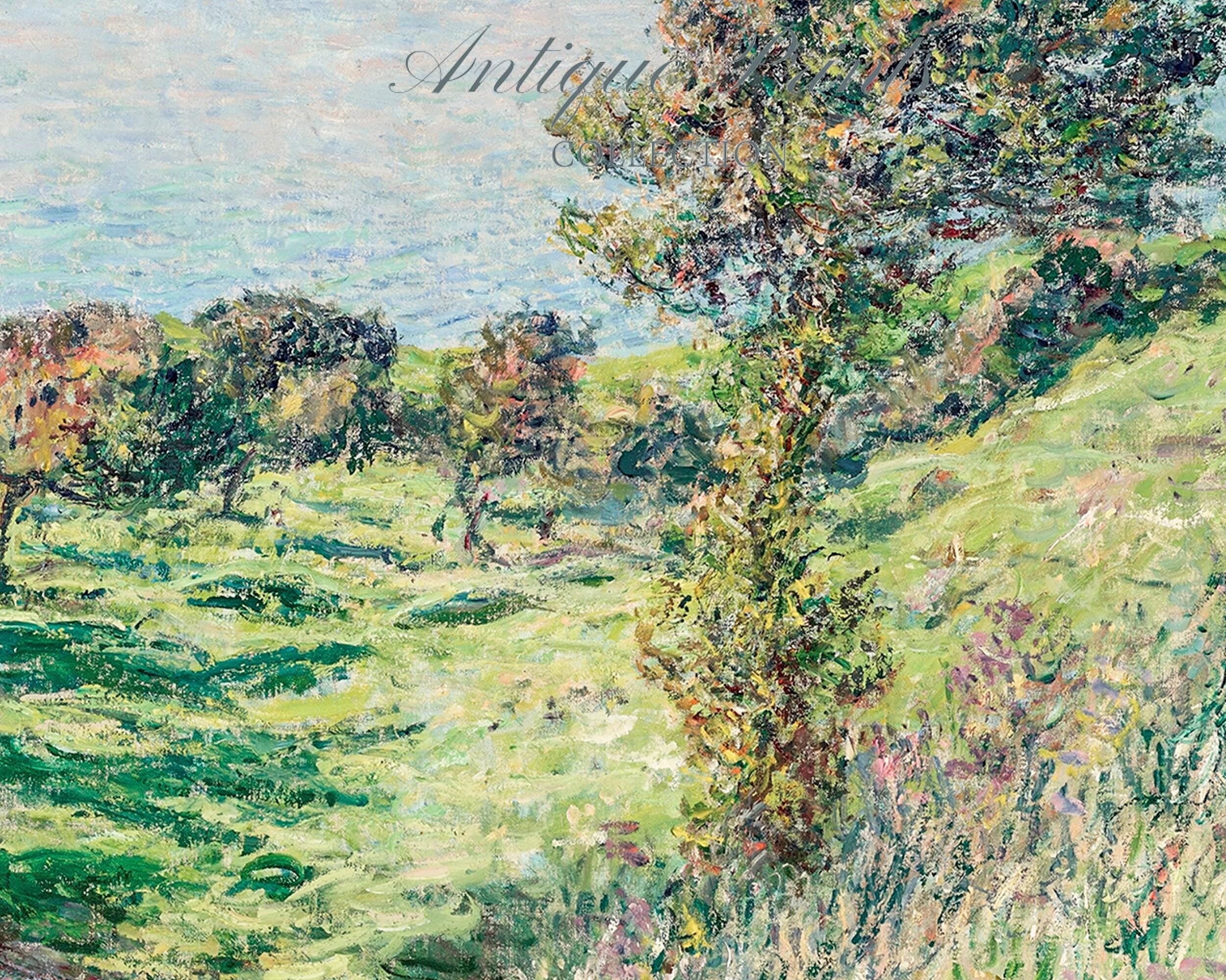 Claude Monet Painting, Spring Monet Floral Wall Art, Vintage ...