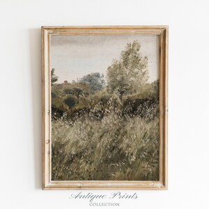 Neutral Landscape 2 Pieces Vintage Wall Art, Wildflower Field Set of 2 ...
