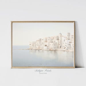 Pintura griega, arte mural griego antiguo, decoración de pared costera, impresión mediterránea, impresiones digitales europeas - IMPRIMIBLES