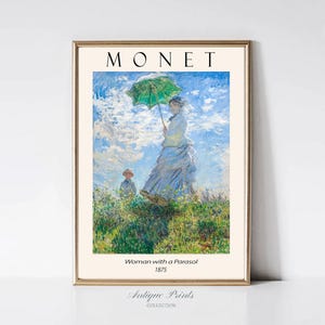 Vintage Impressionism Wall Art, Monet Spring Print, Claude Monet Exhibition Poster, Monet Botanical Art, Monet Painting - PRINTABLE