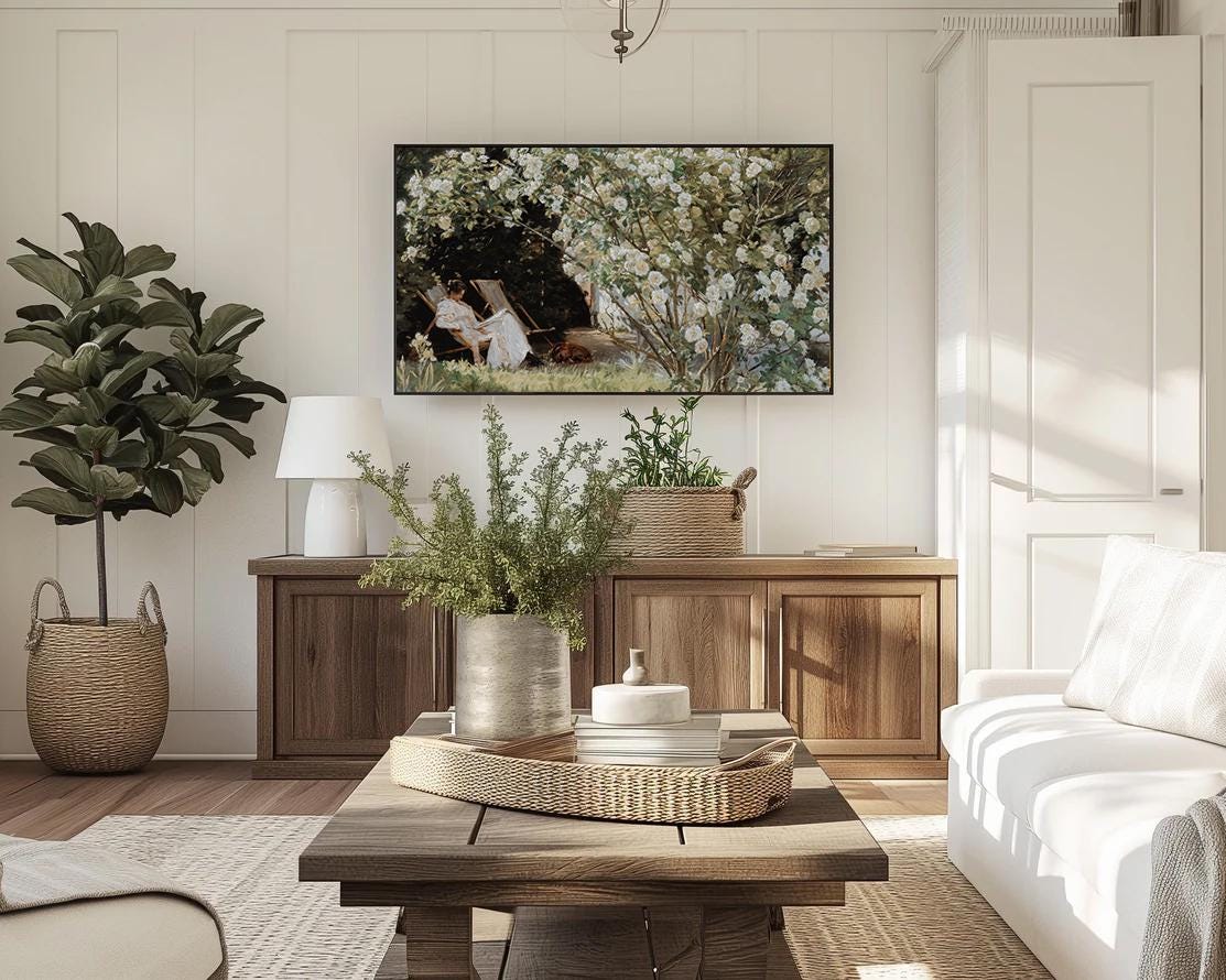 Country Samsung Frame TV Art Bundle, Vintage Cottagecore Set of 20 Art ...