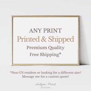 Giclée Print, Printed Wall Art, Mailed Art Print, Fine Art Print, PRINTED and SHIPPED Canvas Painting, Mailed Vintage Wall Art