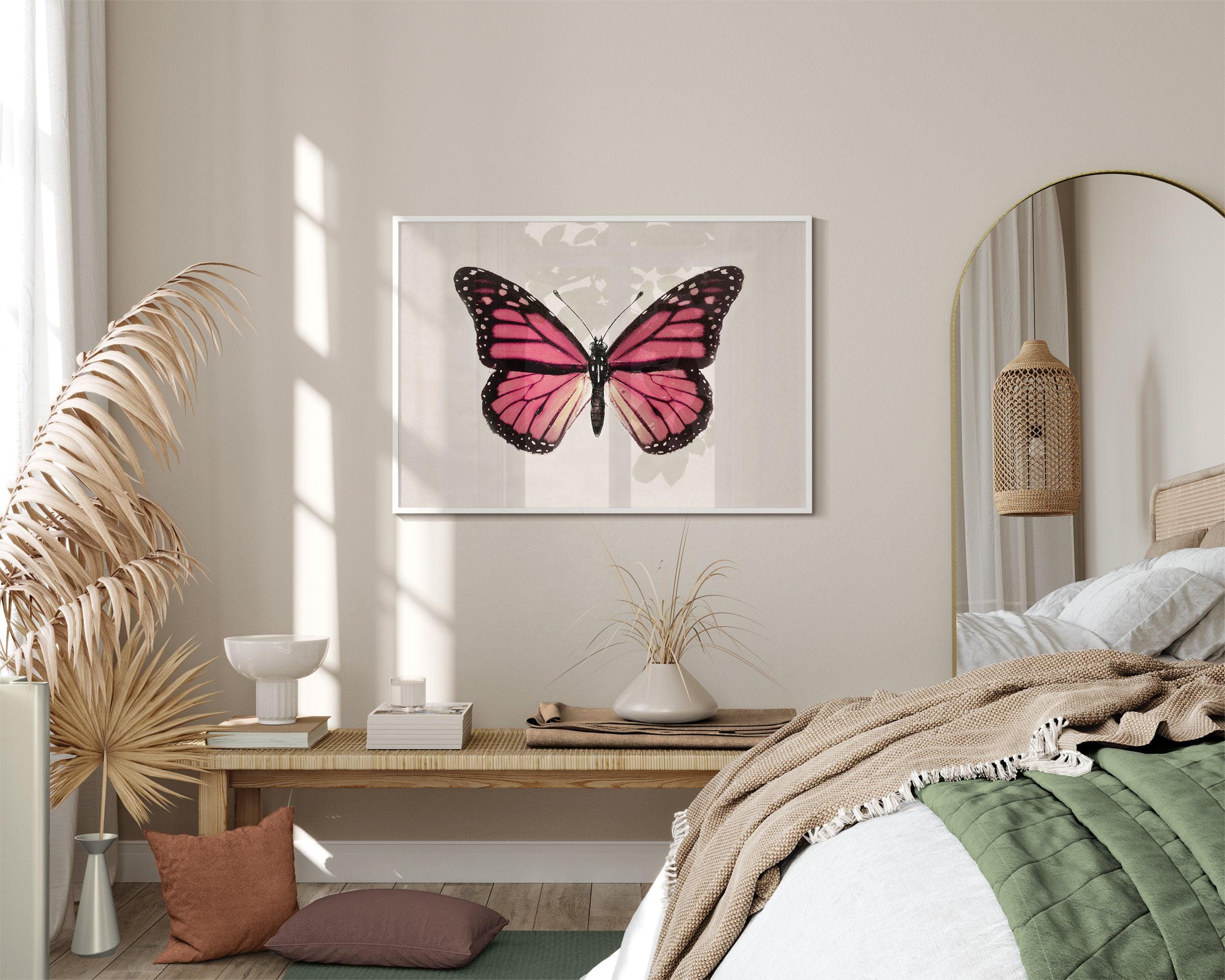 Affiche Vintage Papillon 1774 – Décoration Murale Chambre – Poster Multicolore 8x10 à 24x36