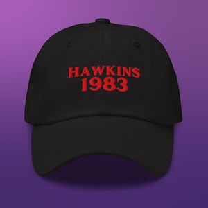 Hawkins 1983 Dad Hat: Retro TV Show Cap
