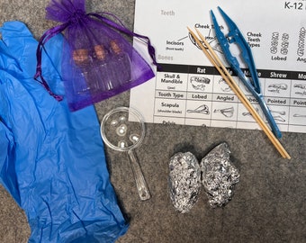 Premium Owl Pellet Dissection Kit - two pack, Vulture Culture, Homeschooling, Crafts, STEM, Biology