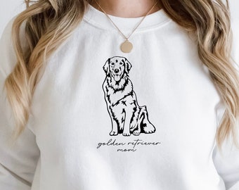 Golden Retriever Mom Sweatshirt| Golden Mom Shirt| Golden Retriever Gift| Golden Retriever Mama| Dog Owner Gift