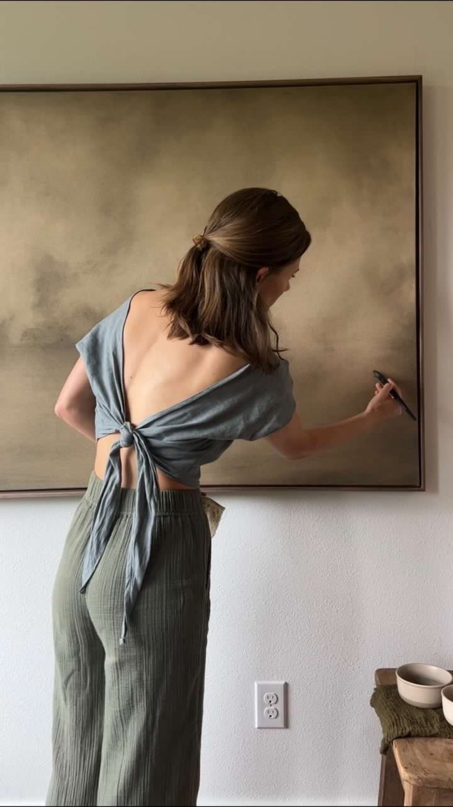 Reversible Women Linen Top Handmade Clothing for Women Etsy