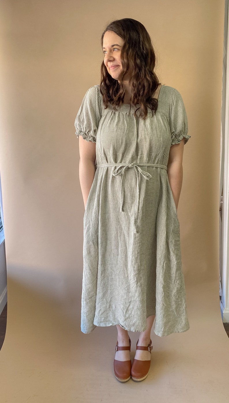 Squareneck Cottage Core dress