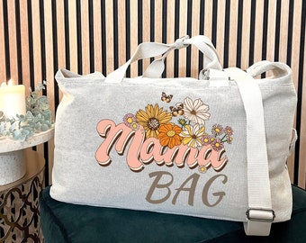 Family Mommy Bag, Mama Bag, Clinic Bag, Birth Gift, Travel Bag, Personalized Mama Bag, Baby Bag, Shoulder Bag, Baby