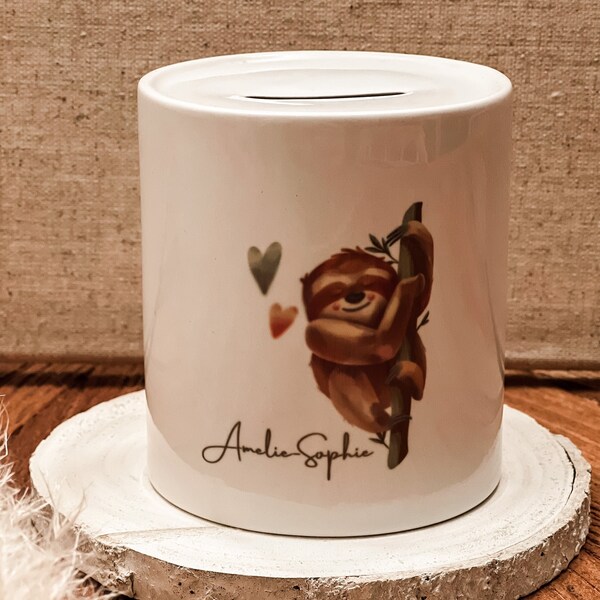 Dekorative Spardose Auto - Gelbe Keramik Im Retro-Design - 20,5cm Mit Münzschlitz