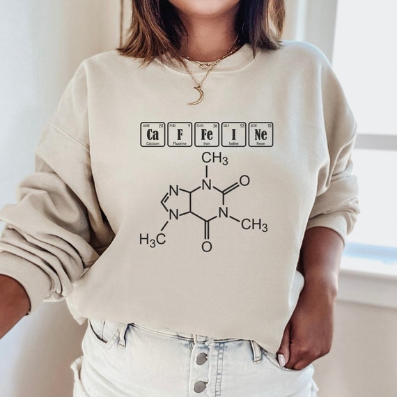 Kaffeeine Molecule Shirt, Coffee Lover, Coffee T-shirt