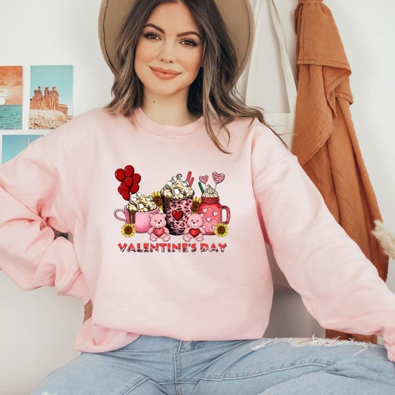 Valentine's Day Sweatshirt, Valentine's Day Sweater, Women's Valentine's Day Sweatshirt, Valentine's Day Gift, Valentine's Day Gift, Pair Shirt