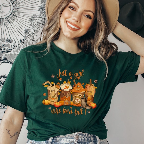 Fall Coffee Sweater, Cute Fall Sweatshirt, Fall In Love Shirt, Pumpkin Sweater, Pumpkin Spice Latte Shirt, Fall Women's Sweater