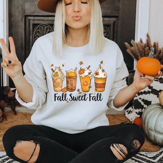 Fall Sweater, Pumpkin Spice Latte Sweater, Women's Fall Shirt, Pumpkin Sweater, Fall Love, Fall Cozy Sweater, Women's Sweater
