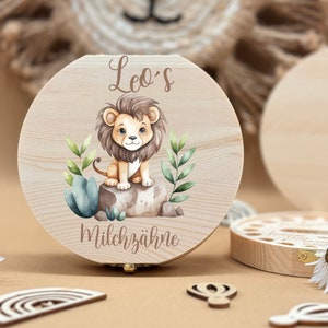Personalized wooden tooth box, milk teeth storage, personalized gifts, christening gift, birthday gift