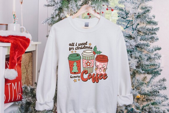 Christmas sweatshirt, Christmas mugs, coffee lovers sweaters, coffee mugs for Christmas, Christmas sweater ladies, winter sweaters