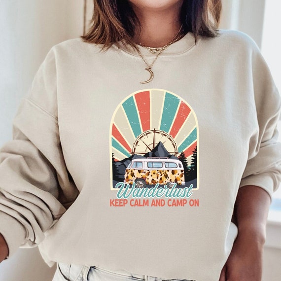 Wanderlust Sweatshirt, Natur Shirt, Wander Shirt, Wanderliebhaber Sweatshirt, Camping Shirt, Fernweh Shirt, Camping Liebhaber Sweatshirt