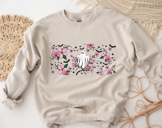 Sweet Spirit Shirt, Halloween Party Shirt, Flower Spirit Sweatshirt, Trick or Treat Shirt, Halloween Sweater