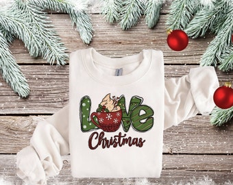Love Christmas Hoddie, Christmas Motives Unisex Sweater