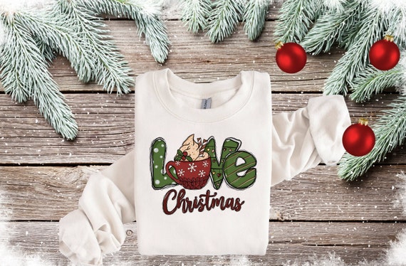 Love Christmas Hoddie, Christmas Motives Unisex Sweater
