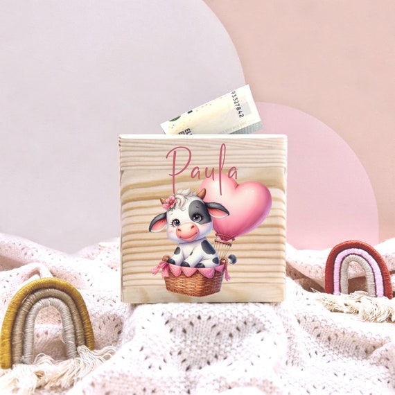 Personalized Money Box Wooden Monkey I Gift I Personalized Gifts I Personalized Money Box I Wooden Money Box