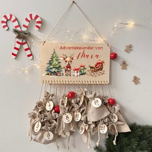 Calendario dell'avvento da riempire, Calendario dell'avvento per bambini, Calendario dell'avvento in legno, Calendario dell'avvento personalizzato, Natale, pirati