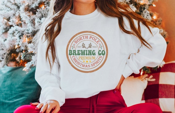 North Pole Sweater, Unisex Christmas Sweater, Christmas Feelings Shirt, Winter Spirit Sweater, Christmas Sweater for Family