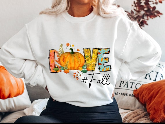 Unisex Sweater I Love Fall Sweater I Love Fall I Fall Vibes I Cozy Sweater I