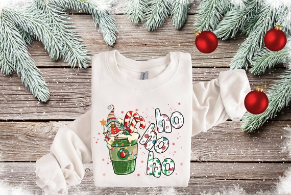 Ho Ho Ho Unisex Sweater I Weinachtlicher Sweater I Christmas Coffee Sweater