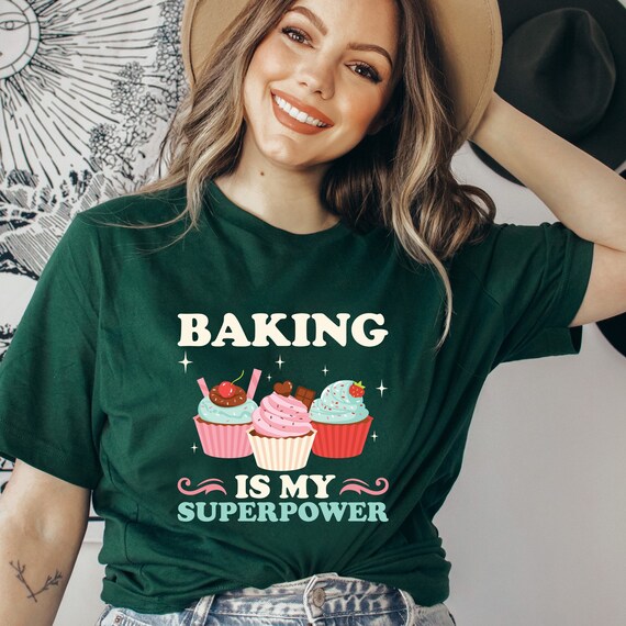 Baking is my SuperpowerUnisex sweatshirt | Baking lovers | Cupcake | Backverliebt