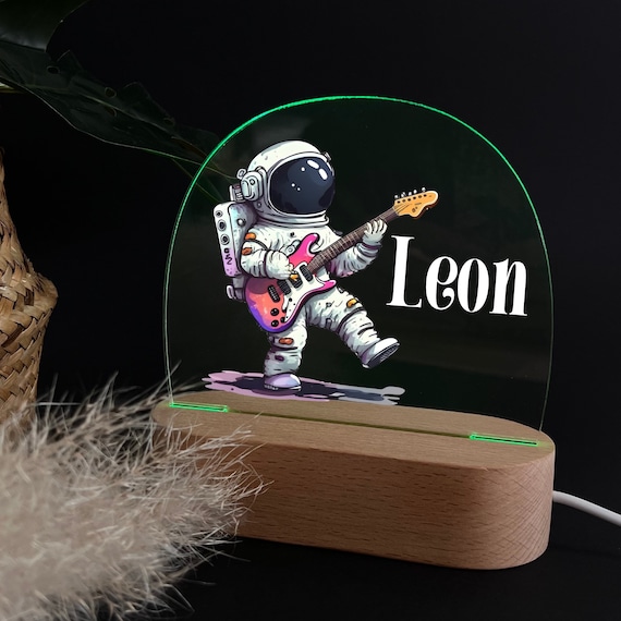 Personalized acrylic night lamp, baby gift, baby night lamp, children's night lamp, christening gift, children's birthday gift, night light