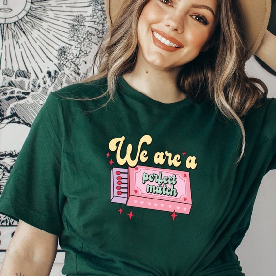 We Are A Perfect Match Shirt, Valentine's Day Sweater, Women's Valentine's Day Sweatshirt, Valentine's Day Gift, Valentine's Day Gift, Pair Shirt