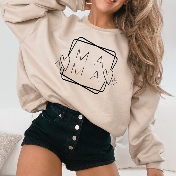 Mama Sweatshirt, Mama Shirt, Mama Sweatshirt, Sweatshirt for Mom, Gift for Mom, Funny Mama Sweatshirt, Mother's Day Sweatshirt
