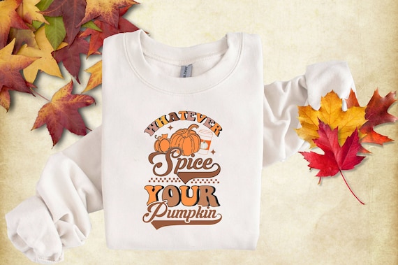 Spice Pumpkin Hoodie, Unisex Sweater, Autumn Pumpkin Sweater