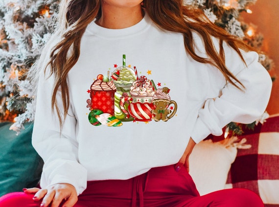 Christmas Coffee Mug Sweater, Women's Christmas Sweater, Christmas Coffee Mug Shirt, Coffee Lover Sweater, Winter Mug