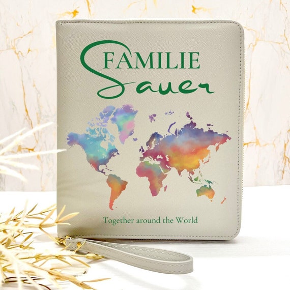 Personalized Passport Case, Travel Document Organizer, Passport Envelope, Travel Organizer, Personalized Envelope, Travel Organizer
