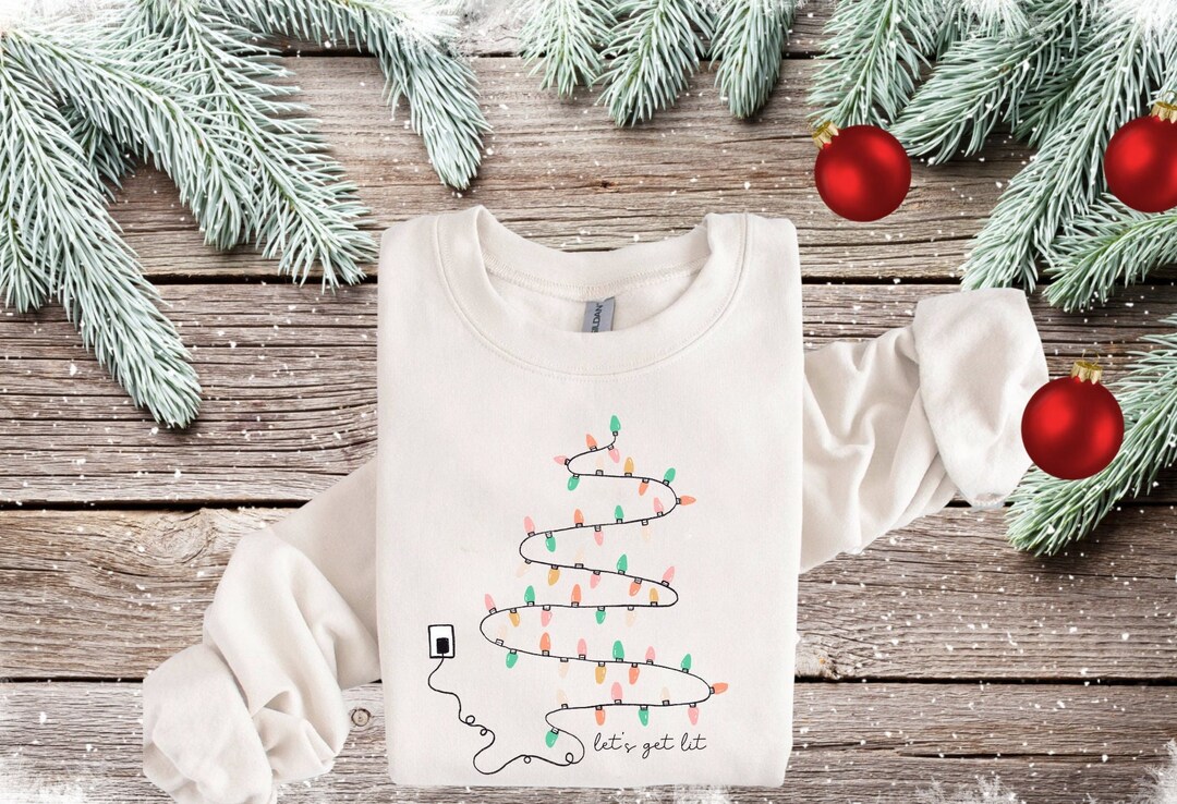 Weihnachten Sweatshirt, Weihnachtsbaum Pullover, Weihnachten Damen