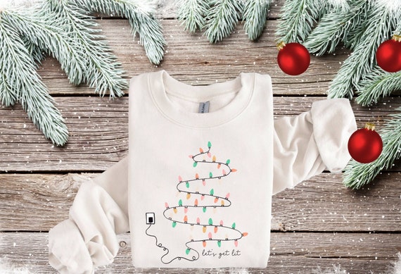 Christmas Sweatshirt, Christmas Tree Sweater, Christmas Women's Sweater, Christmas Tree Shirt, Retro Christmas Tree Shirt, Winter Sweater