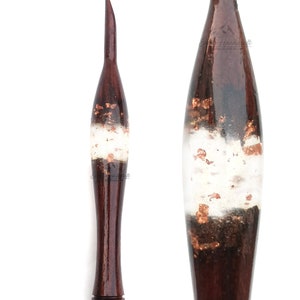 Custom resin crochet hook Rosewood Ergonomic Handle Crochet Hook 3mm to 19mm - Crochet Hooks Set, Best Gift for Her