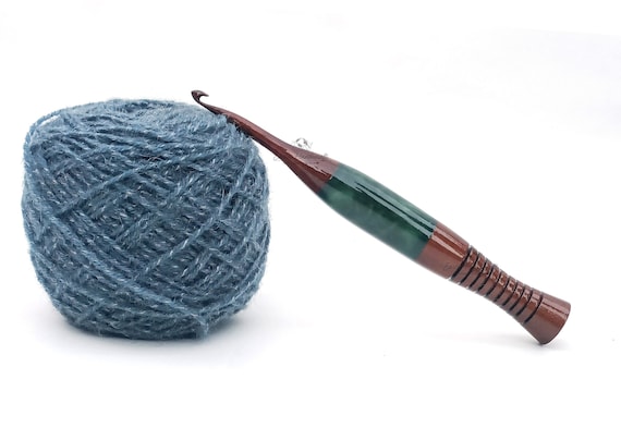 Wooden Crochet Hook Set Knitting Set Smooth 4mm to 10mm Hook Set Handmade  Needle