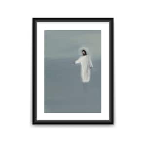 Christ&#39;s Return, Religious Wall Art, Abstract Religious Art, Jesus Christ Printable, Digital Download