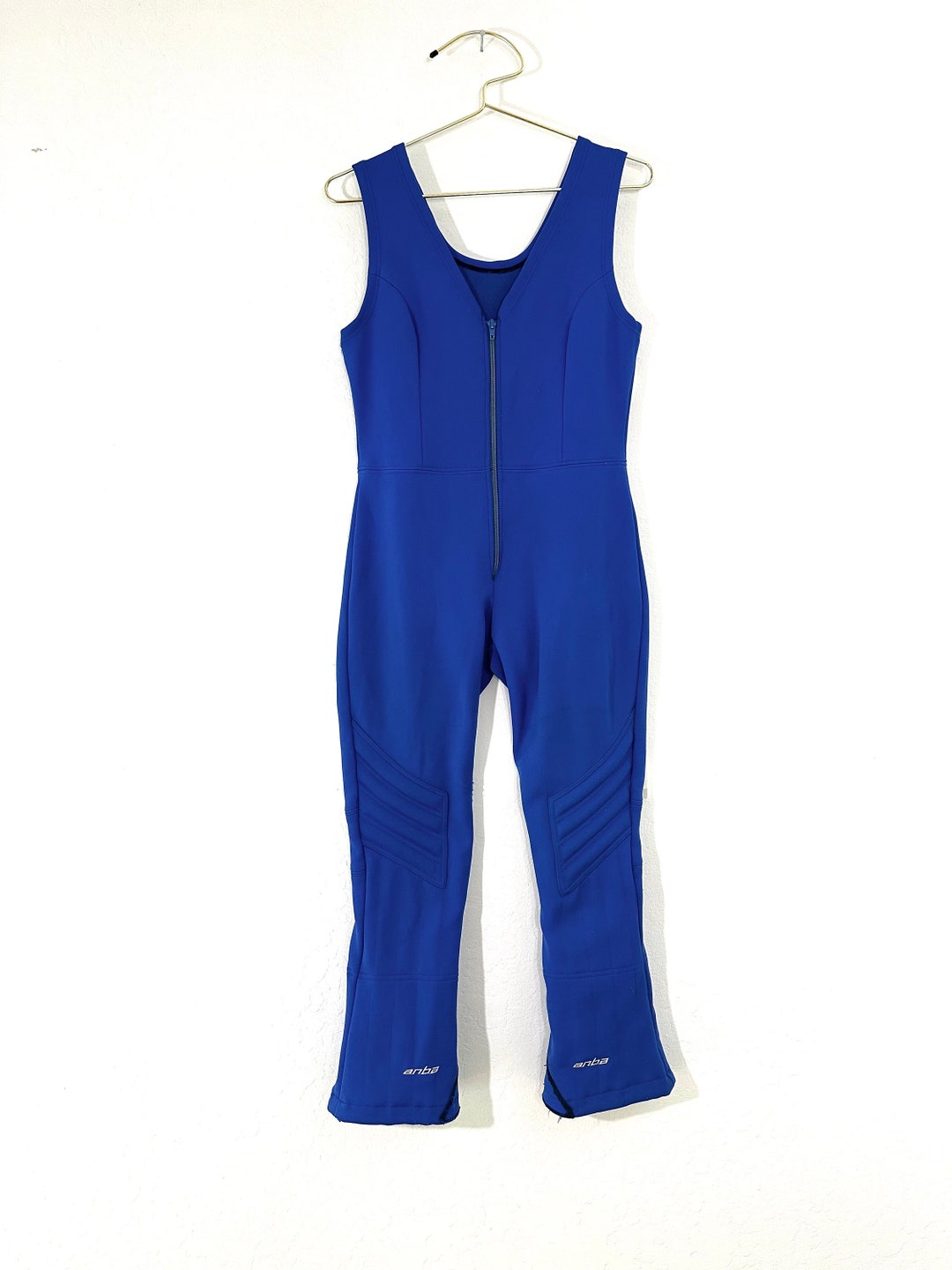 Anba Overalls Bibs Ski Snowboard Vintage Blue 1970s Etsy