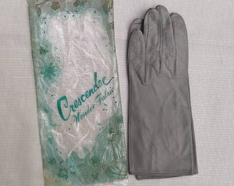 Vintage lambskin 1950's gloves